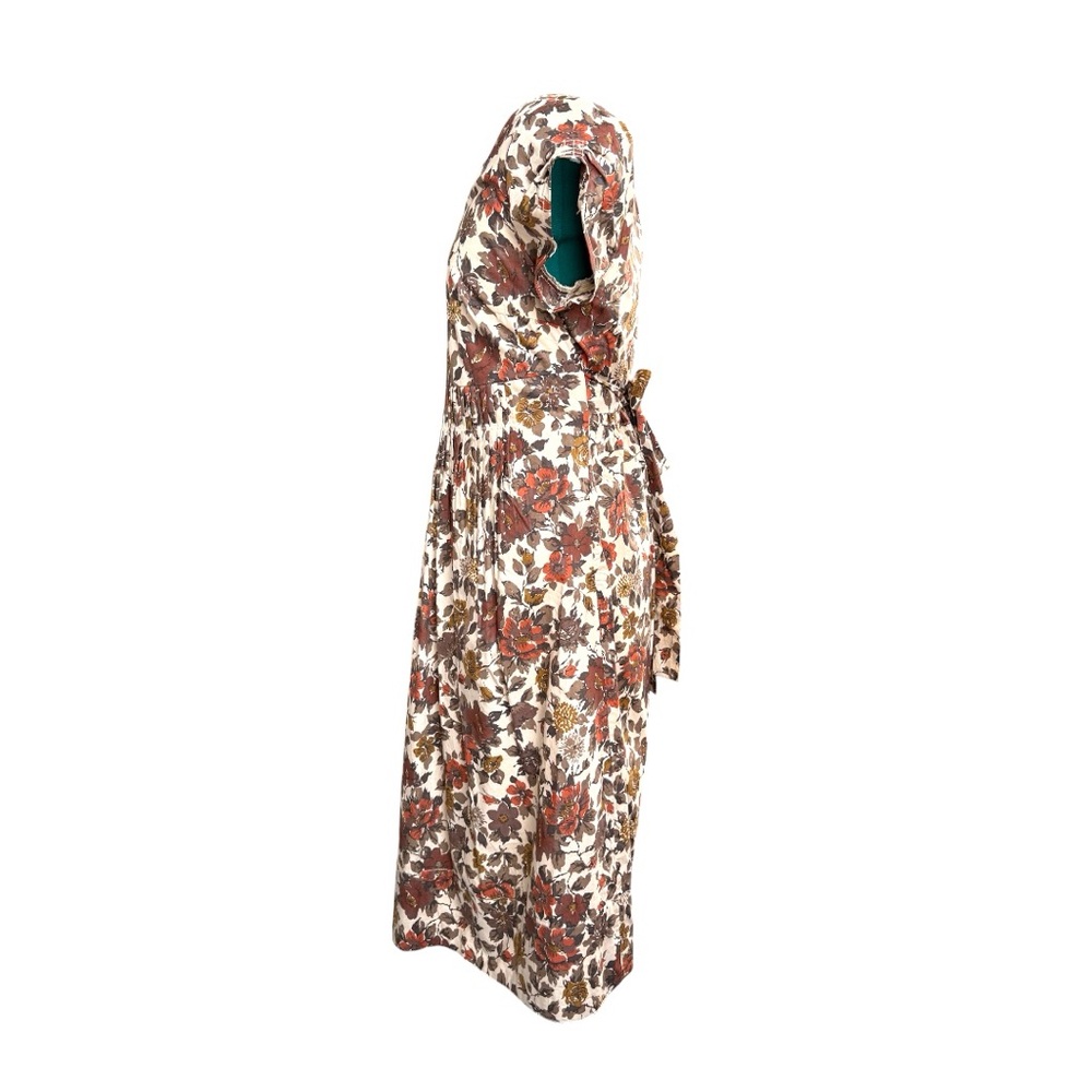 NWOT Garnet Hill Floral Midi Dress - Picture 5 of 9